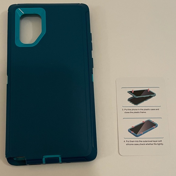 Diverbox Cell Phone Case for Galaxy Note 10+, Green - Picture 3 of 3